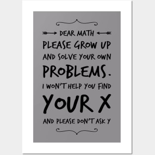 Dear Math Posters and Art